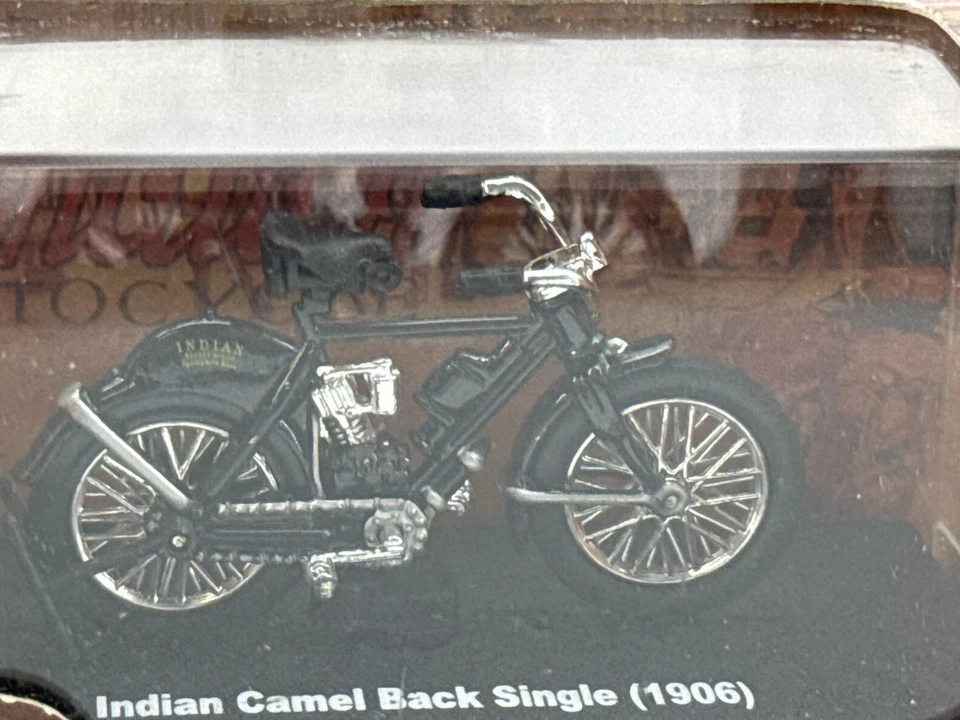 NewRay 1906 Indian Camel Back motocicleta diecast única modelo 1:32 negro con caja Foto 2 de 4
