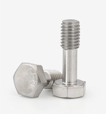 304 Stainless Steel Hexagon Head Screws With Waisted Shank M5 M6 M8 M10 M12 M16