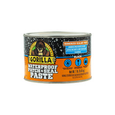 Gorilla Patch  Seal Paste Black 1lb Waterproof Rubberized Sealant