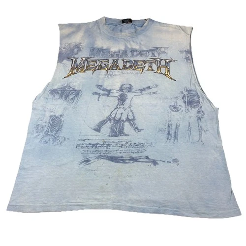 90s Megadeth T-Shirt Men’s XL Anatomy of Vic Ed Repk 1990s vintage concert t-shirt, vintage, size XL, single stitch, B+ condition