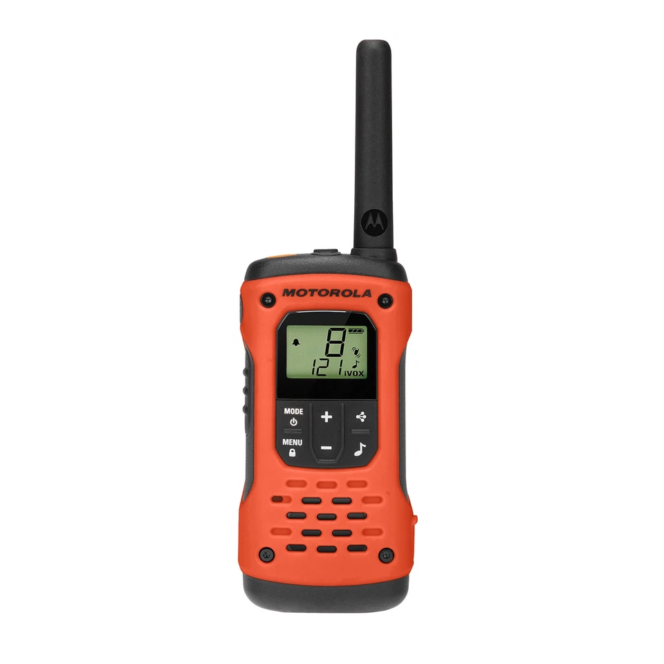 Motorola Solutions T605 35 mi. Waterproof Two-Way Radio Orange 2-Pack w/ Accesso - Image 3 of 4