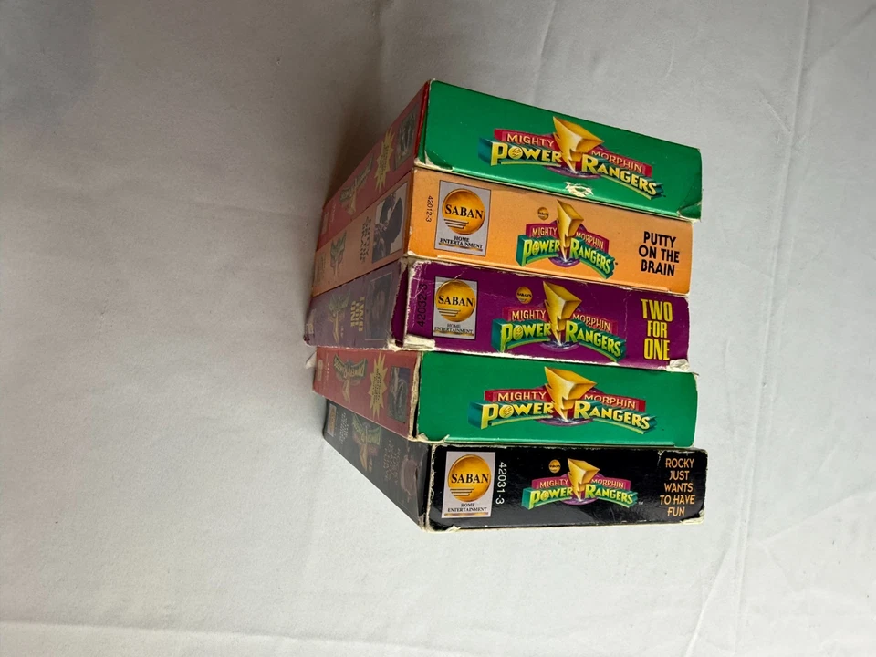 Mighty Morphin Power Rangers VHS Lot Of 5:2For 1/Putty On The Brain/Green Ranger - Image 2 of 4
