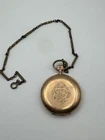Antique 14K Gold IWC Probus Scafusia Pocket Watch Schaffhausen 585 3 Decks