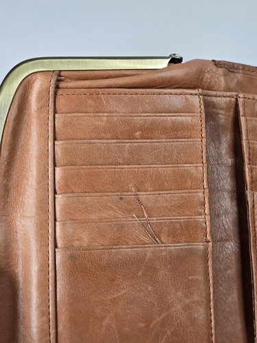 Hobo The Original Brown Leather Double sided Wallet - Picture 9 of 12