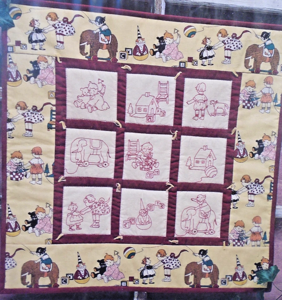 Stitch n' Play IJ567 Indygo Junction Block Embroidery Quilt Wall Hanging Pattern - Image 2 of 2