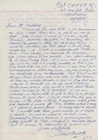 WW2 SOE agent Robert Boiteux-Burdette signed hand written letter