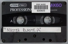 Original -STEVIE WONDER- THE HIT FACTORY MASTER Recording Cassette Tape