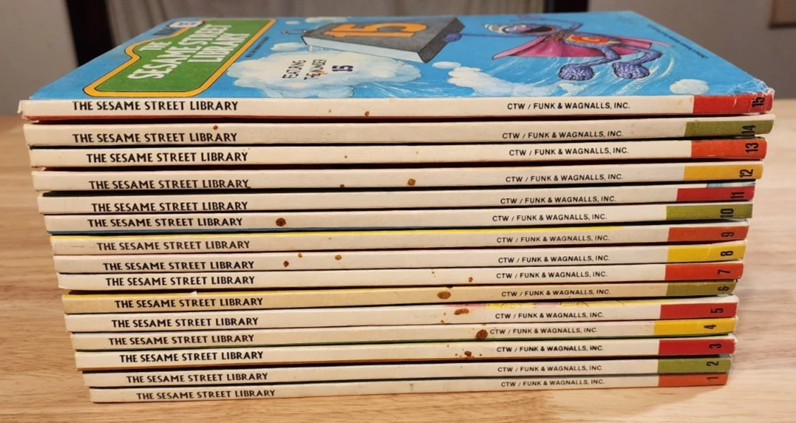 THE SESAME STREET LIBRARY Books 1-15 Complete Set 1979 | eBay THE SESAME STREET LIBRARY Books 1-15 Complete Set 1979 | eBay