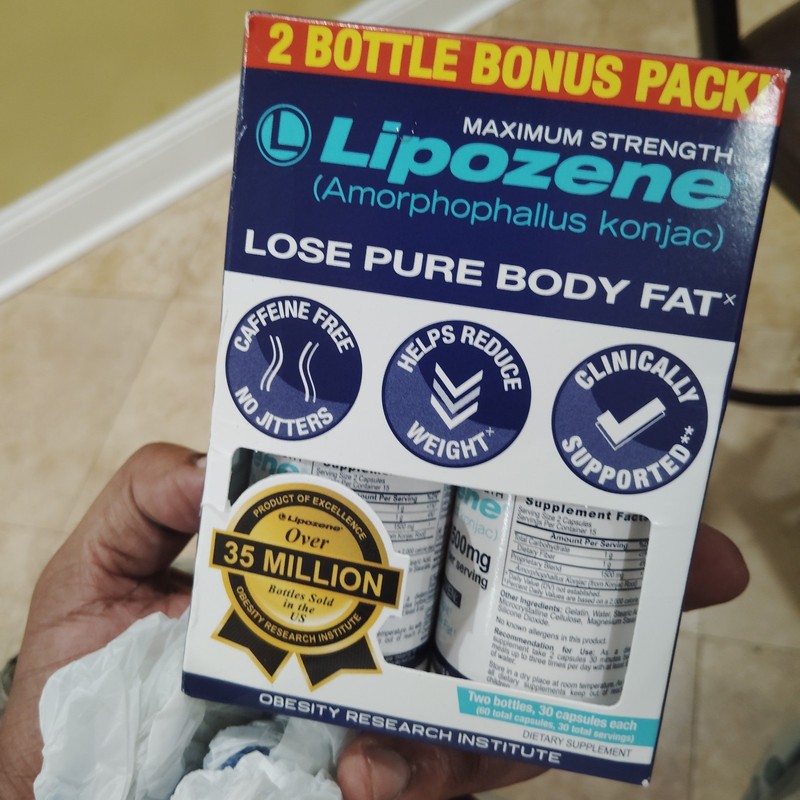Lipozene Maximum-Strength Weight Loss Capsules 60 Pieces