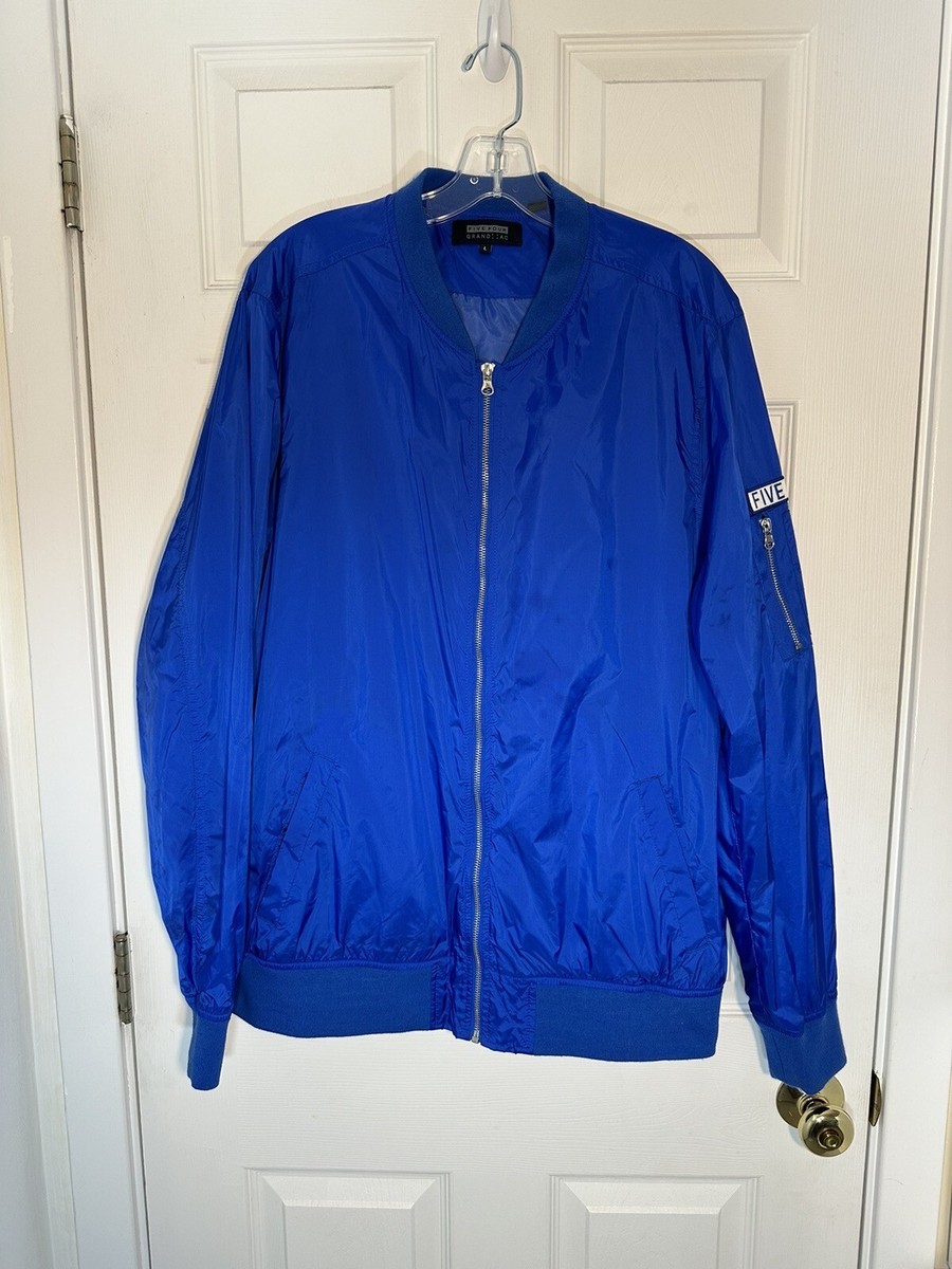 Five Four Grand AC Men's Zip Up Bomber Jacket Size Large | eBay