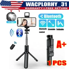 Remote Selfie Stick Tripod Phone Desktop Stand Desk Holder For iPhone/Samsung A+