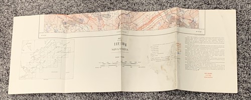 1977 Geophysical Nova Scotia Map - Dept. of Energy, Mines, and Resources - Picture 5 of 6