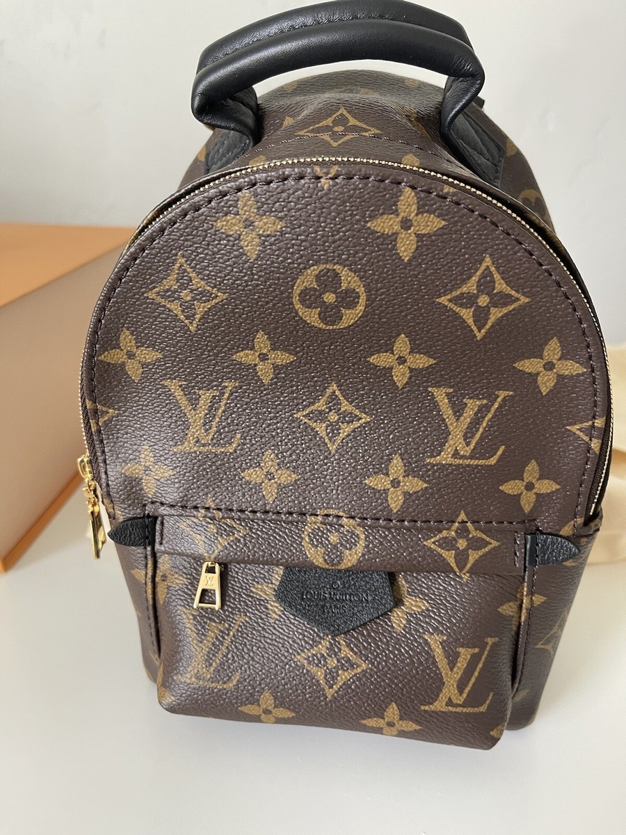Canvas Bag Louis Vuitton Mini Backpack LOUIS VUITTON Monogram Palm Springs  Mini Backpack