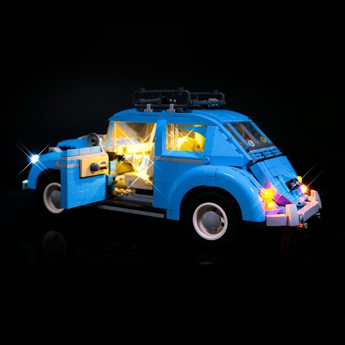 Set Illuminazione Luce LED per Lego 10252 Volkswagen Maggiolino Auto Modello Mattoni - Foto 7 di 12
