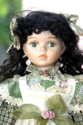 Vintage~Porcelain Doll~16 Inches Tall - Picture 3 of 3