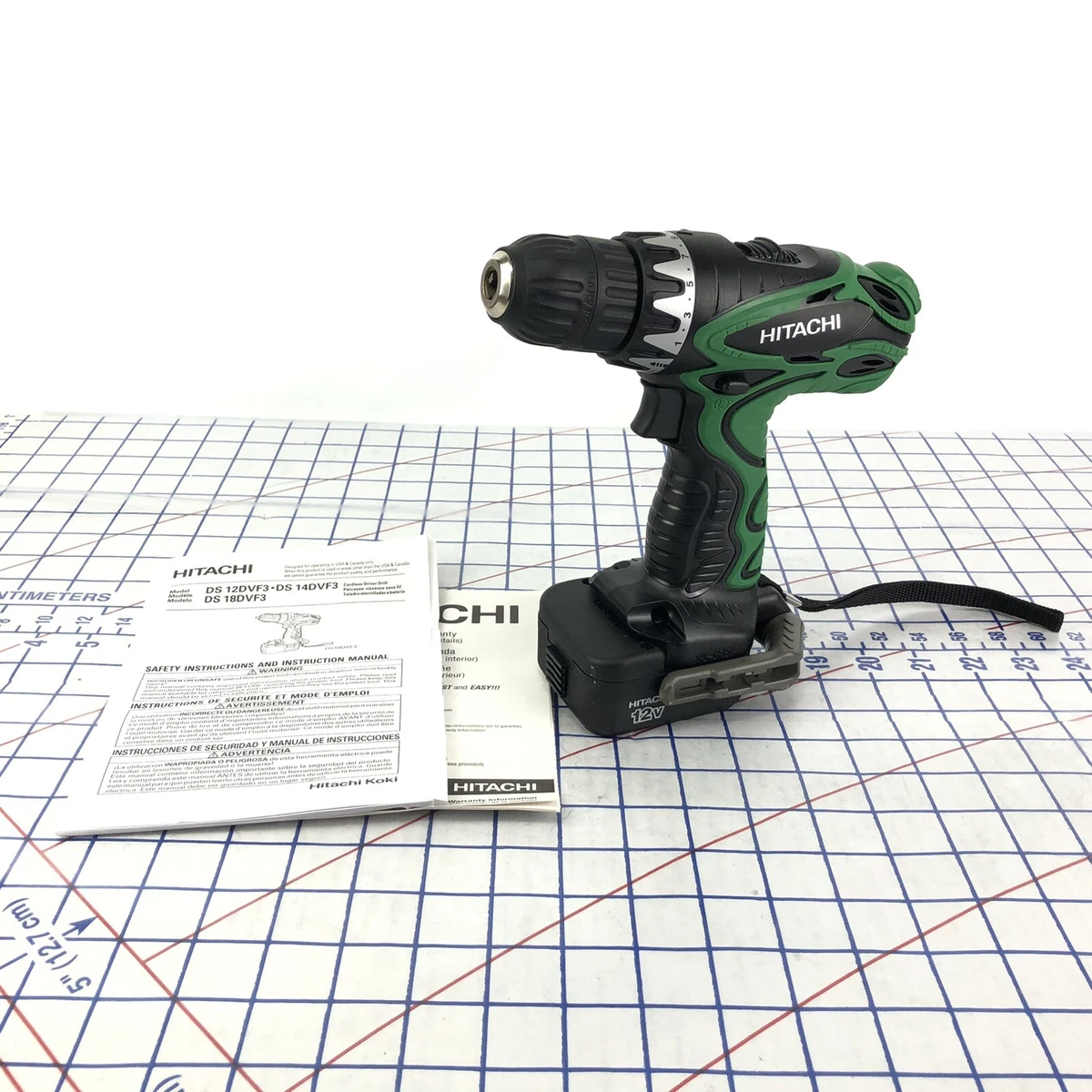 EUC Hitachi Koki 12V Cordless Driver Drill W/ Battery - NO Charger