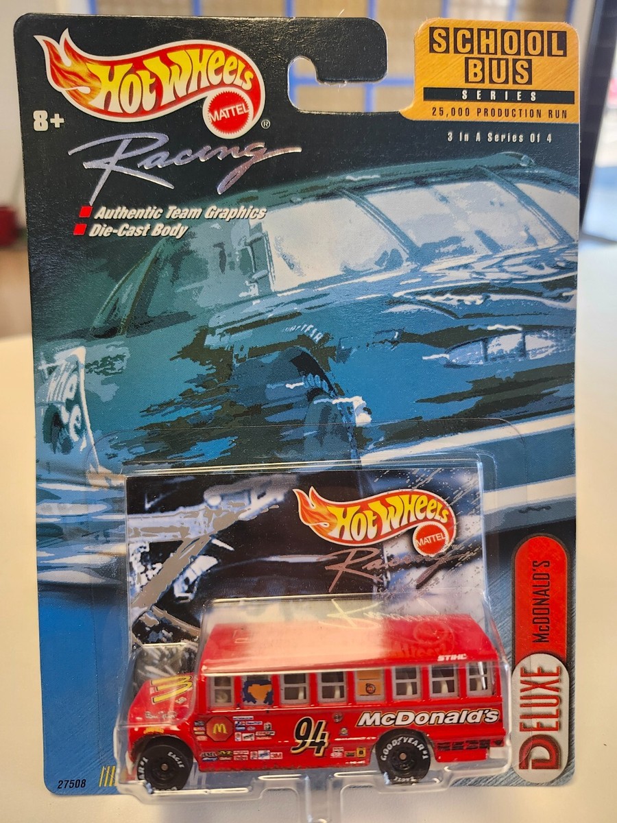 2000 Hot Wheels Racing Nascar School Bus Series #3/4 Deluxe
