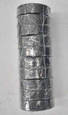 Lot of 10 Duck Black Vinyl Electrical Tape Rolls 3/4" x 60' Flame Retardant