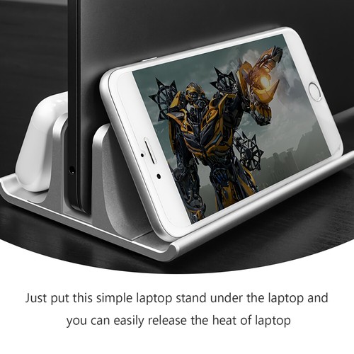 Laptop Stand Desk Adjustable Laptop Holder Portable Laptop Desk - Photo 10/12