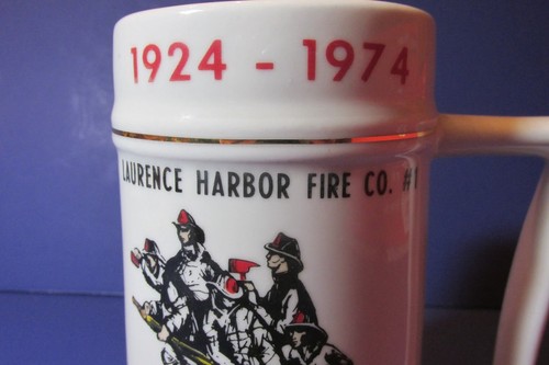 Vintage Laurence Harbor Fire Co #1 1924-1974 50th Anniversary Cup Mug Beer Stein - Bild 2 von 9