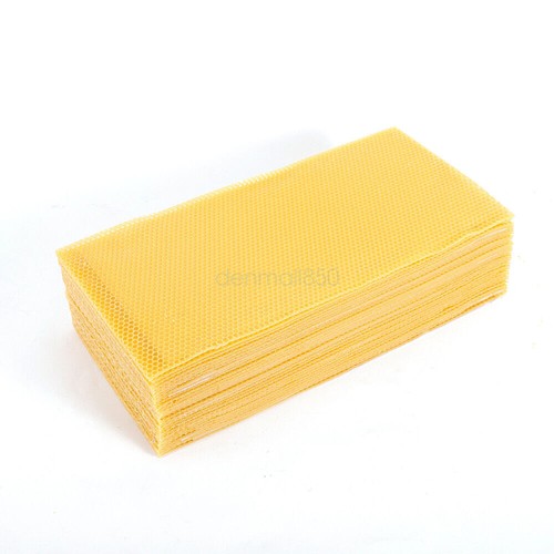 60 piezas 7,7*16,3" marcos de cera de panal base de apicultura miel abeja colmena herramientas - Imagen 6 de 11
