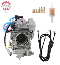 Carburetor & Throttle Cable For Yamaha Kawasaki Husqvarna KTM Suzuki US New