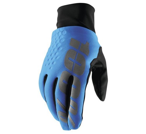 100% Men's Hydromatic Waterproof Brisker Glove 2XL Cyan/Black/Grey