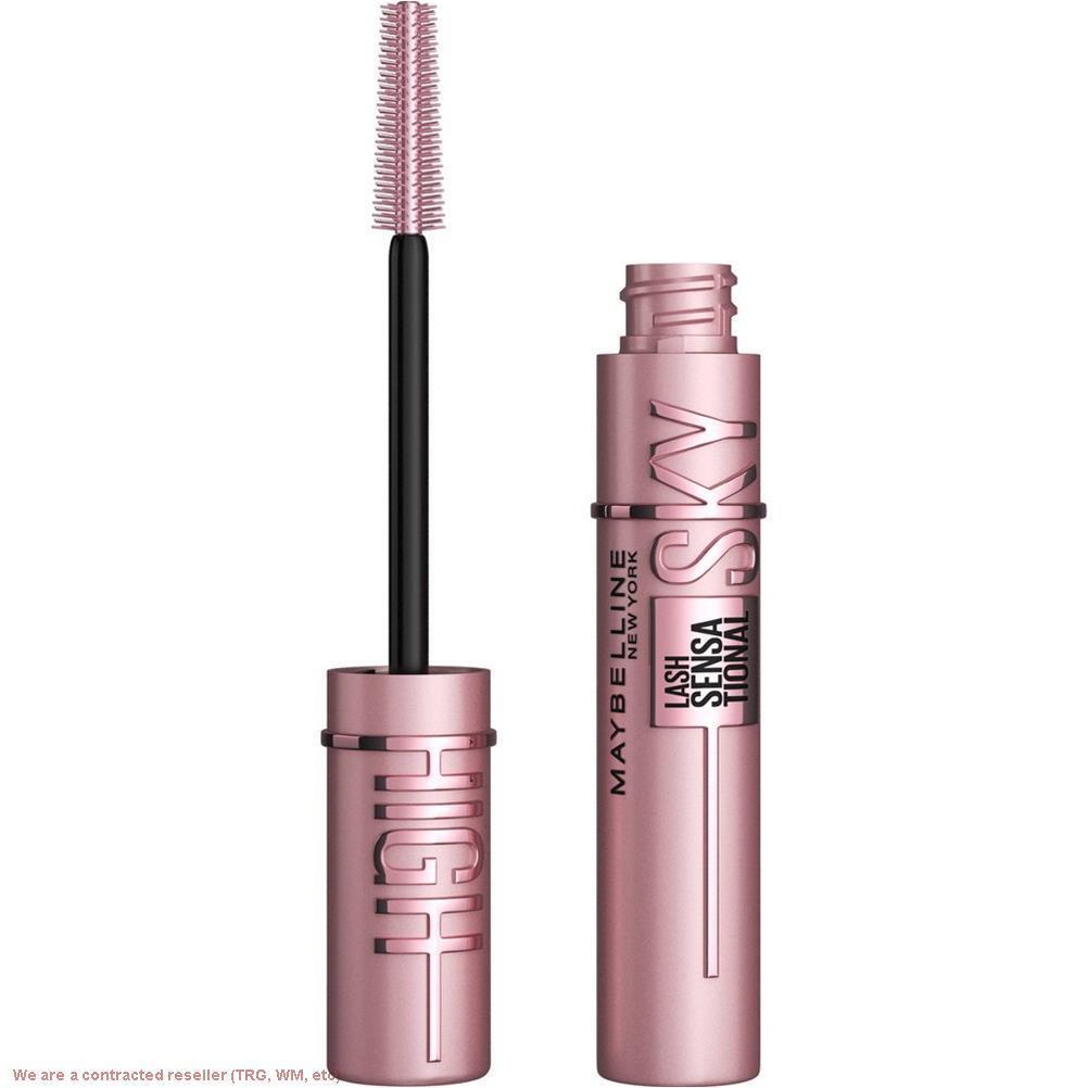 Тушь для ресниц Maybelline Lash Sensational Sky High Mascara -801 Смываемая, очень черная-0,24 жидких унции