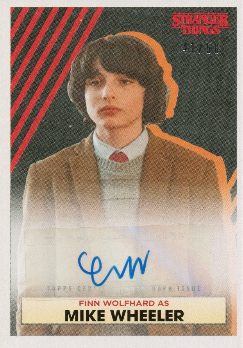 Stranger Things Collection, Finn Wolfhard (Mike) Autograph Card FW