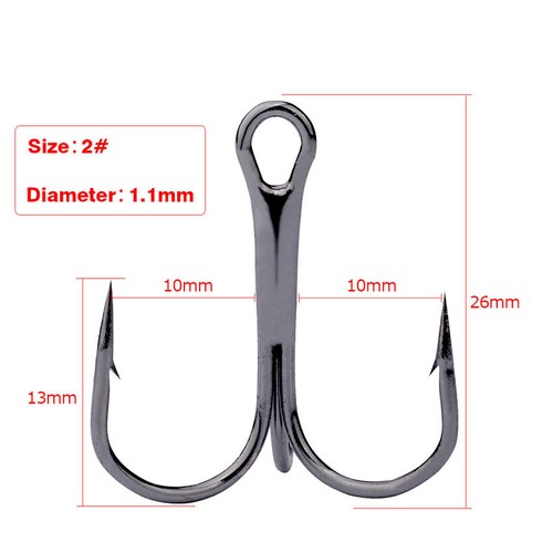 50 pz accessori per pesca acqua salata acqua dolce all'aperto ami alti da pesca - Foto 8 di 10