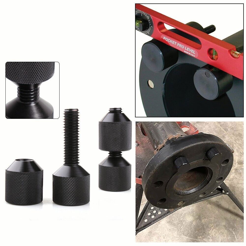 2 Hole Flange Alignment Pin with Anodized 11/8" Two Hole Pins Set 6061