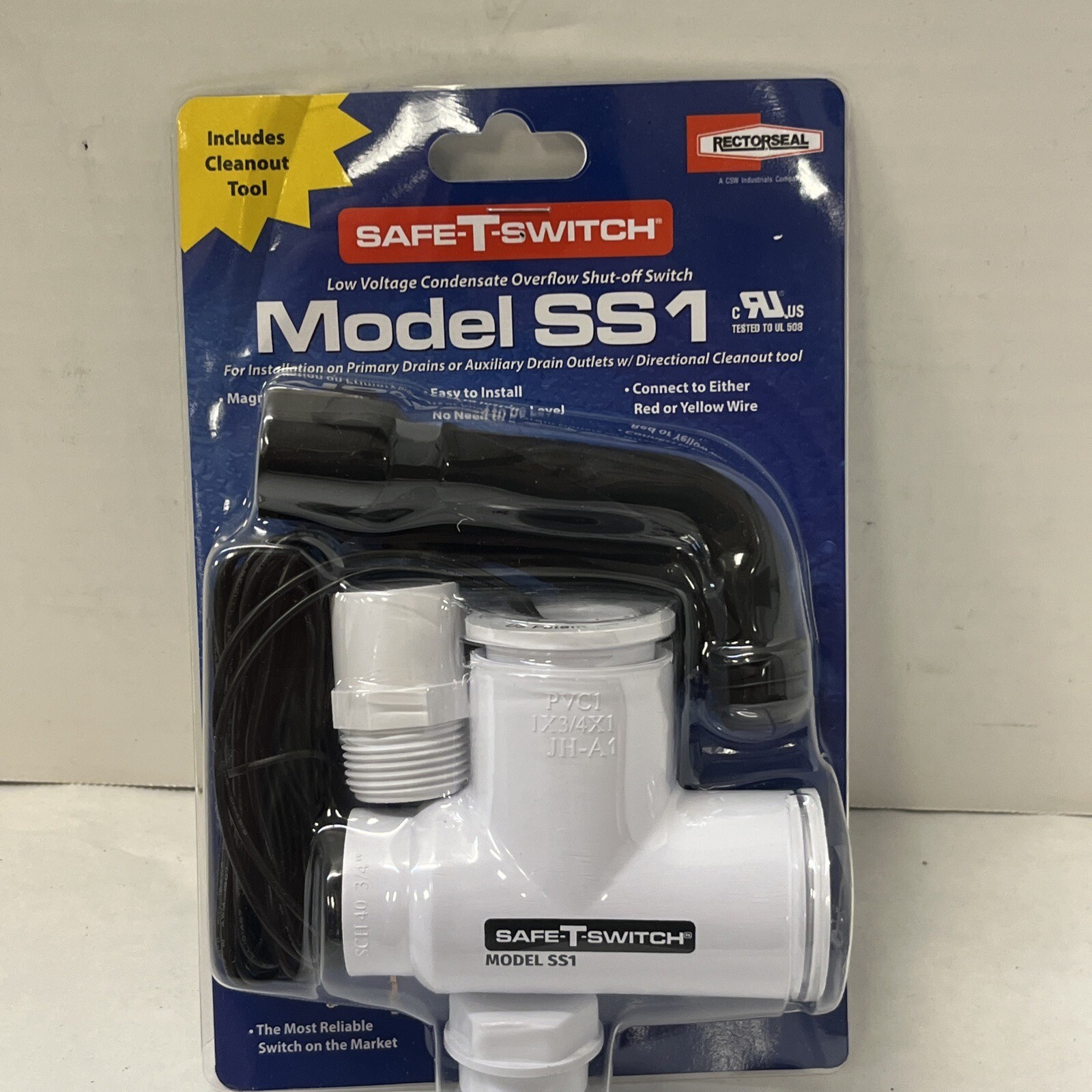 Rectorseal SafeTSwitch Model SS1 Low Voltage Condensate Overflow Shut