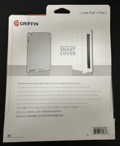Griffin Outfit Hard Shell Case Back Protection Fits Apple iPad 2 - Black - Picture 2 of 4