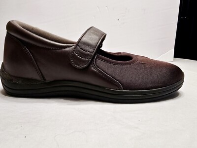 Drew Magnolia Diabetic Orthopedic Brown Mary Jane NWOB Soft Leather Upper 6.5M