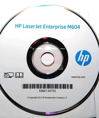 CD controladores de software HP LaserJet Enterprise M604 - Imagen 1 de 1