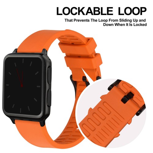 ANNEFIT FKM Rubber Watch Band Quick Release Fluororubber Strap 18mm-24mm - Picture 51 of 65