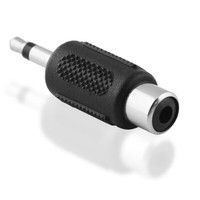 Audio Adapter 3,5Mm Mono Klinke Stecker An Cinch Chinch Kupplung Buchse Weiblich