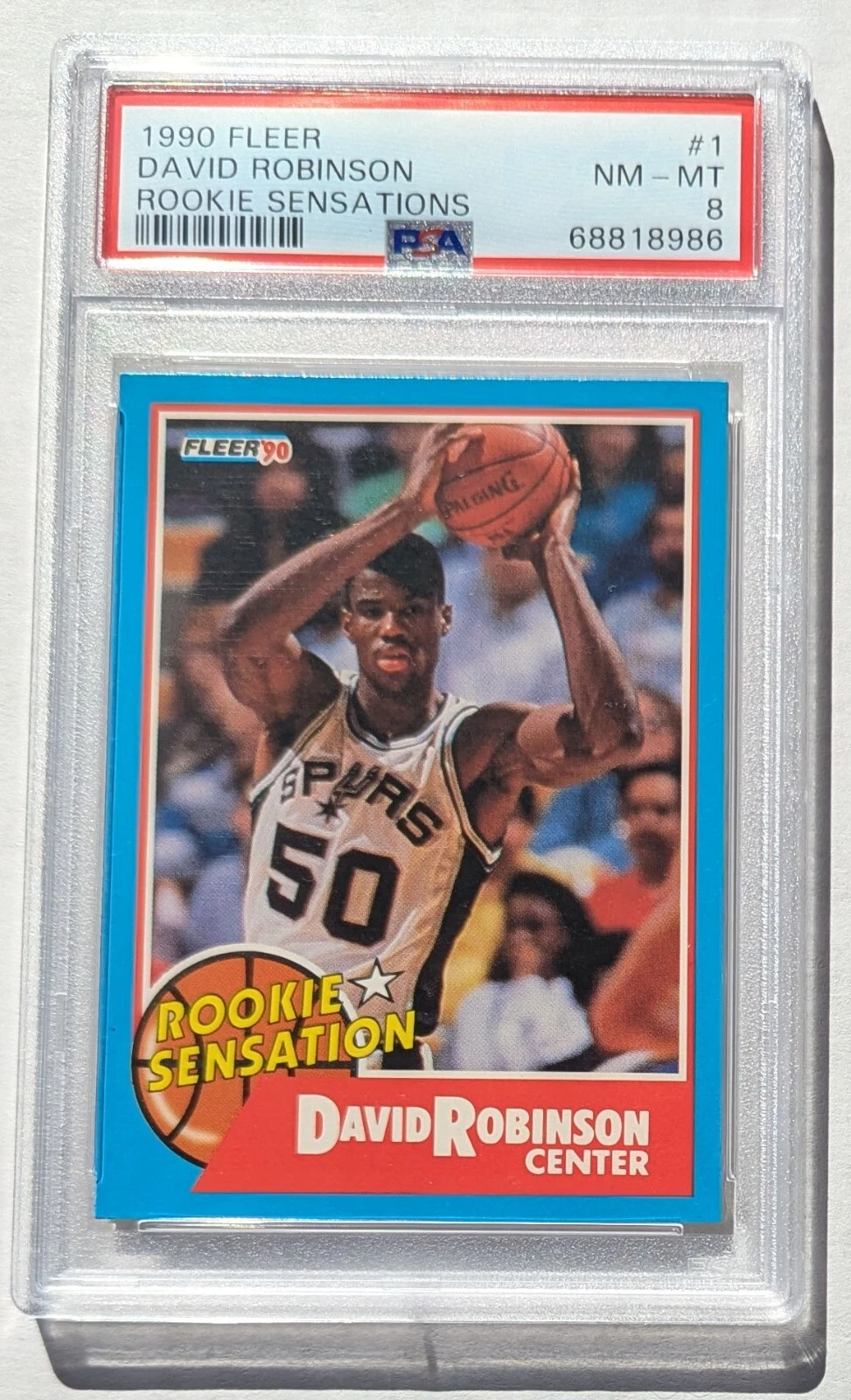 David Robinson trading card