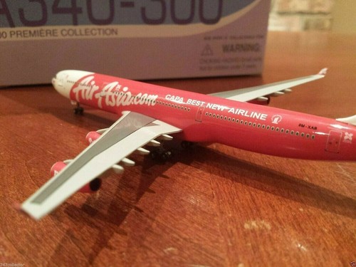 Dragon Wings AirAsia X A340-313X 1:400 56171 Capa Mejor Nueva Aerolínea LOGO 9M-XAB - Imagen 5 de 9