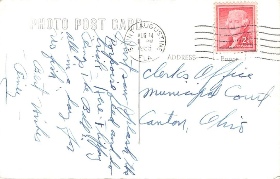 Foto real RPPC de colección Flippy Ringing Bell Marine Studios Marineland FL P89 Foto 2 de 2