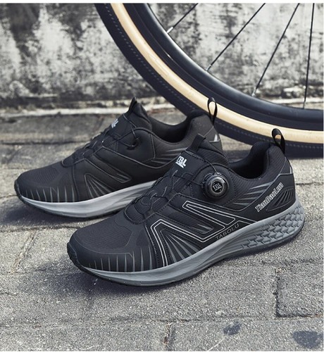 MTB Men's Cycling Shoes Mountain Bicycle Riding Shoes Self-locking Racing Shoes - Picture 21 of 23