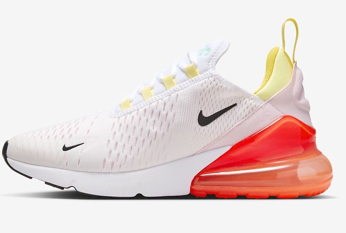 Authentic Nike Air Max 270 / White-Black-B Crimson / FZ3624