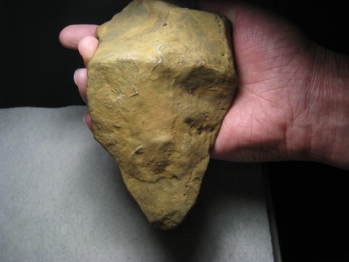 Ancient Stone Axe Implement Water Worn Chert Kansas City 602 Grams - Picture 24 of 24