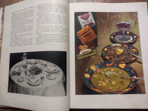 1953 STALIN ERA Book about tasty and healthy food RUSSIAN SOVIET COOKING BOOK - Picture 7 of 22