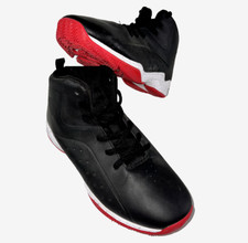 bcg Academy Boys HiTop 6.5D Black White Red