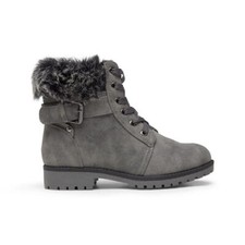 Kids Apres Park City Boot By Lamo Grey Brown Winter Boot.