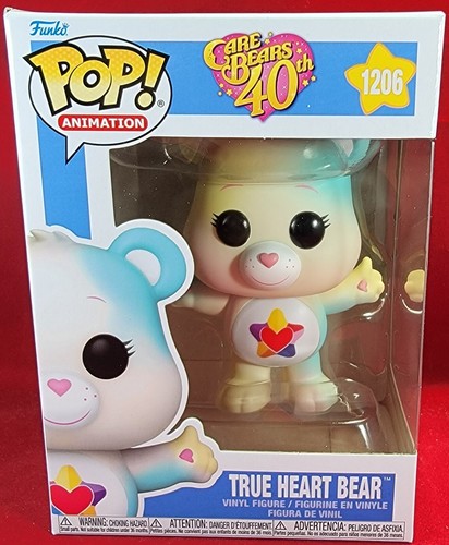 True Heart Bear Funko # 1206 (nuevo en caja) Totalmente nuevo cuidado osos verdadero corazón Oso Funko - Imagen 2 de 7