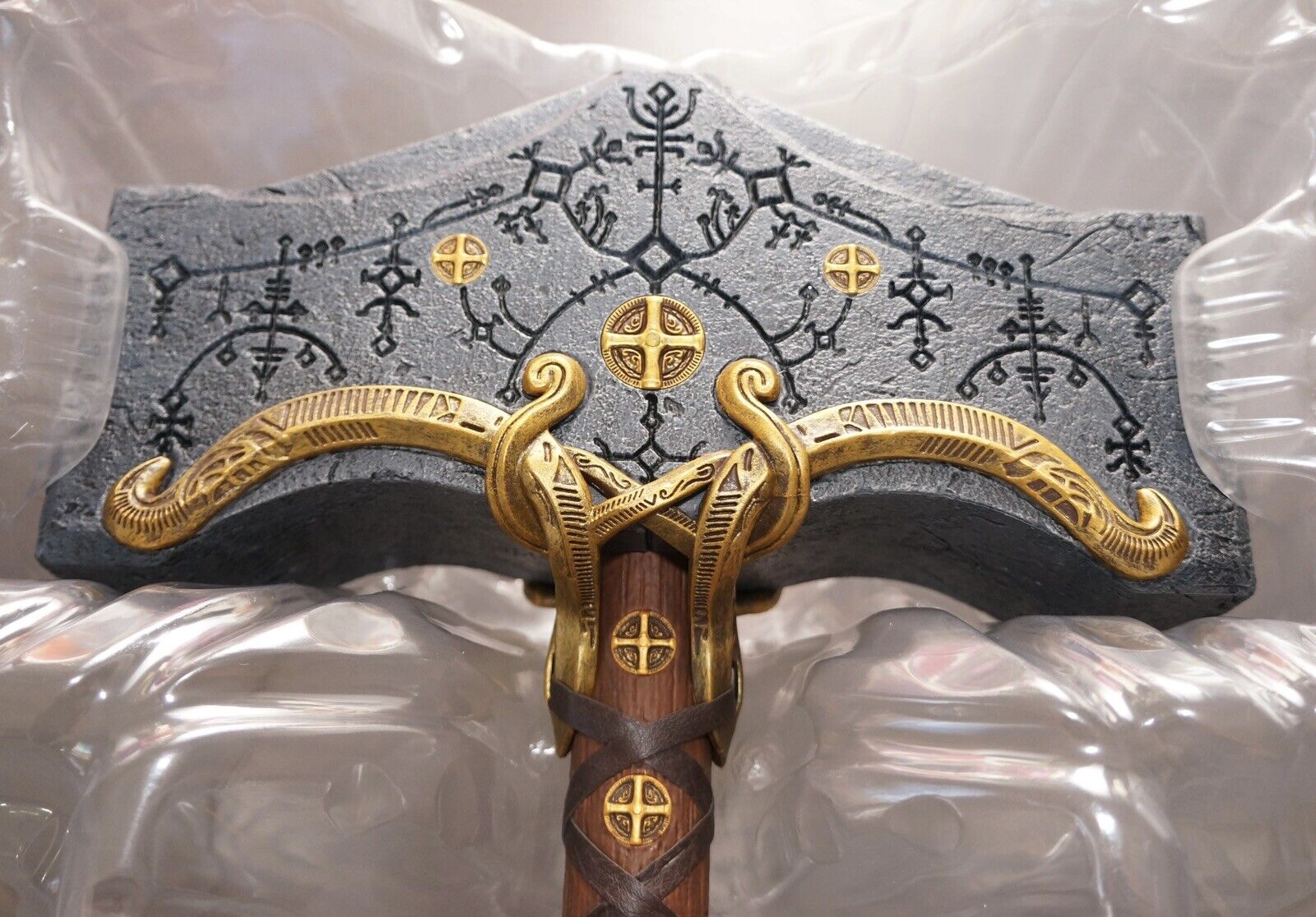  Thor's Hammer in GOW,Role-playing Props,Made of Polyvinyl  Chloride,Used for Collection and Role Playing : Toys & Games