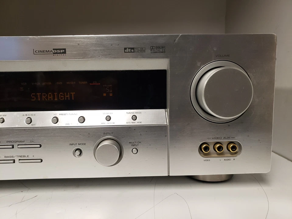 Yamaha HTR-5750 Receiver HiFi 6.1 Channel Home Surround Sound w/Remote bundle - Image 3 of 4