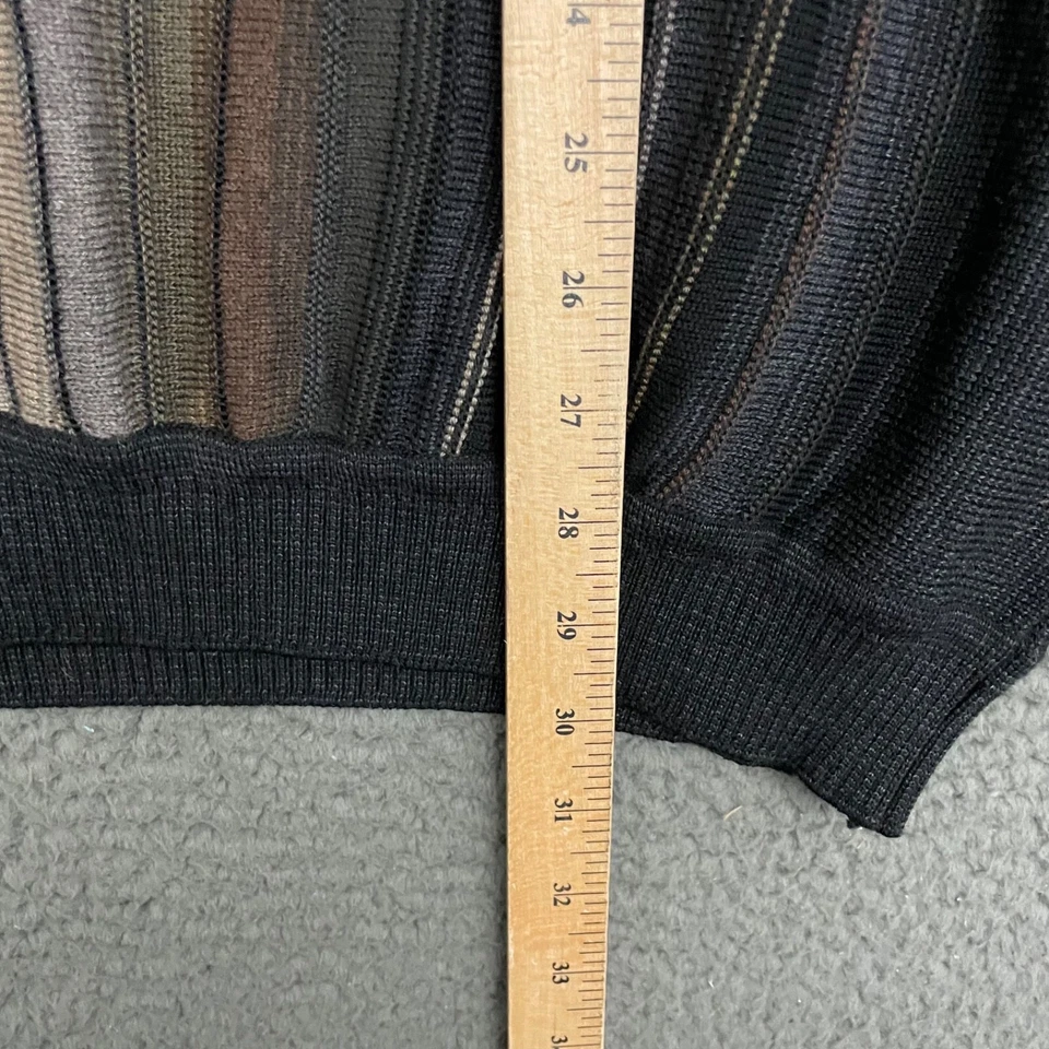 Vintage St. Croix x Patrick James Sweater Mens 2XL Multicolor Wool Blend Striped - Image 3 of 4